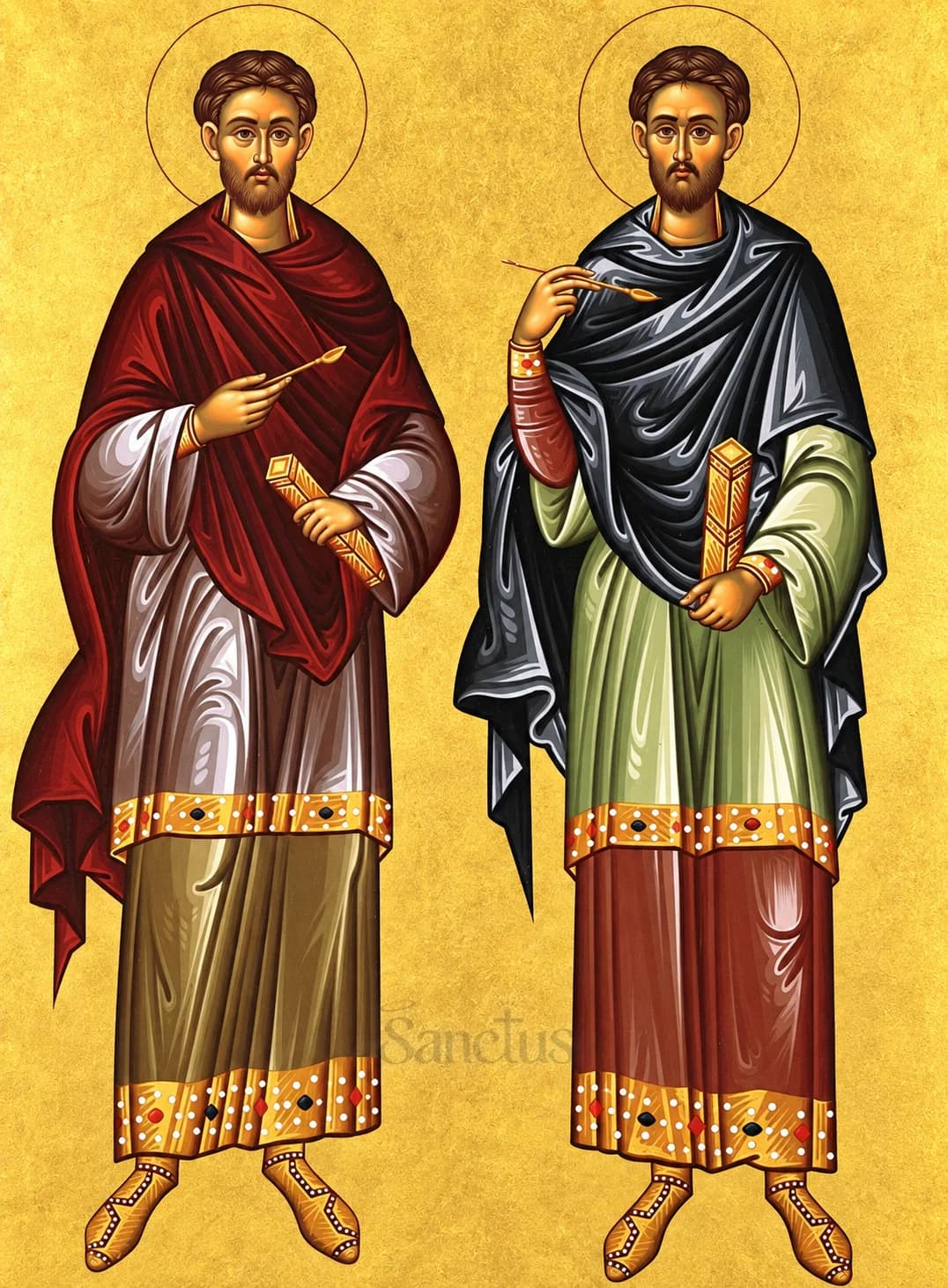 Portrait de Côme et Damien